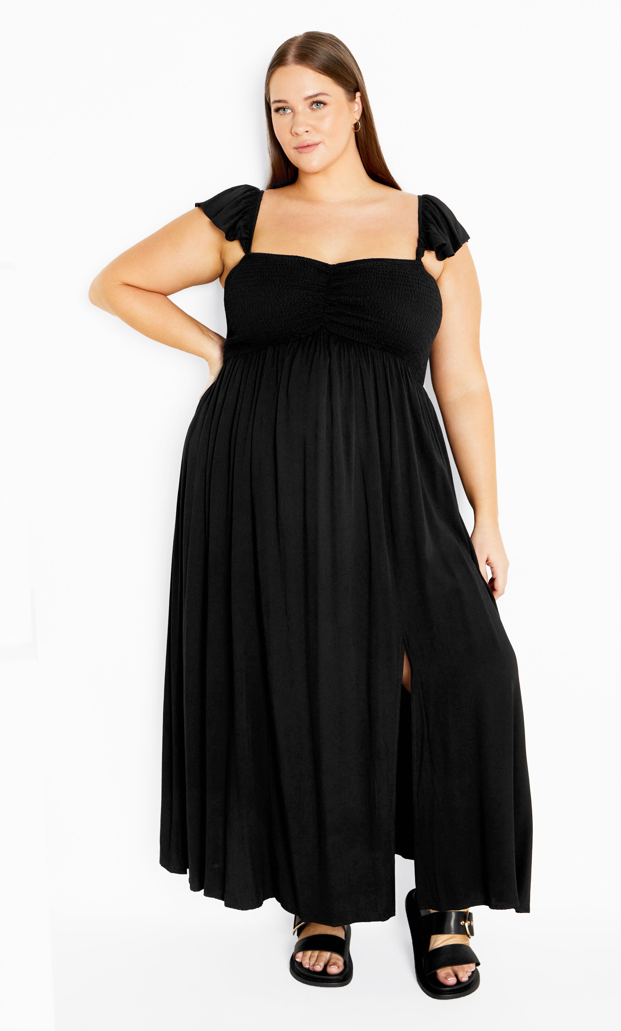 Tiarne Maxi Dress - black, BLACK, hi-res image number 0
