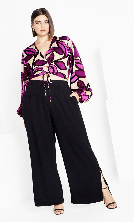 Fiesta Print Top - magenta, FIESTA, alternate image number 3