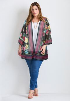 Bell Sleeve Kimono Jacket