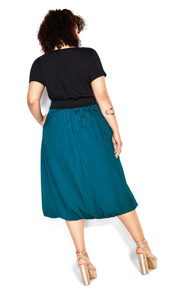 Paris Days Dress - teal, TEAL/BLACK, alternate image number 5
