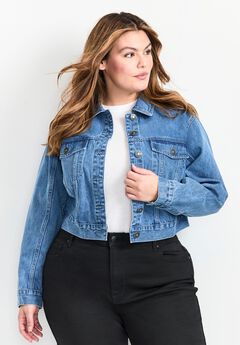 Emma Denim Cropped Jacket