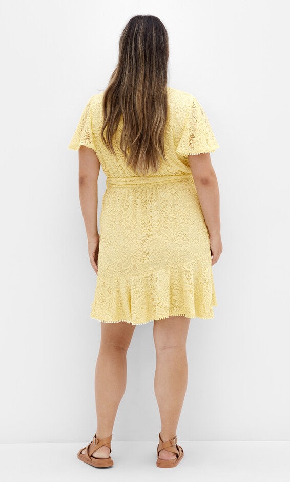 Sweet Lace Dress - buttercup, YELLOW, alternate image number 1