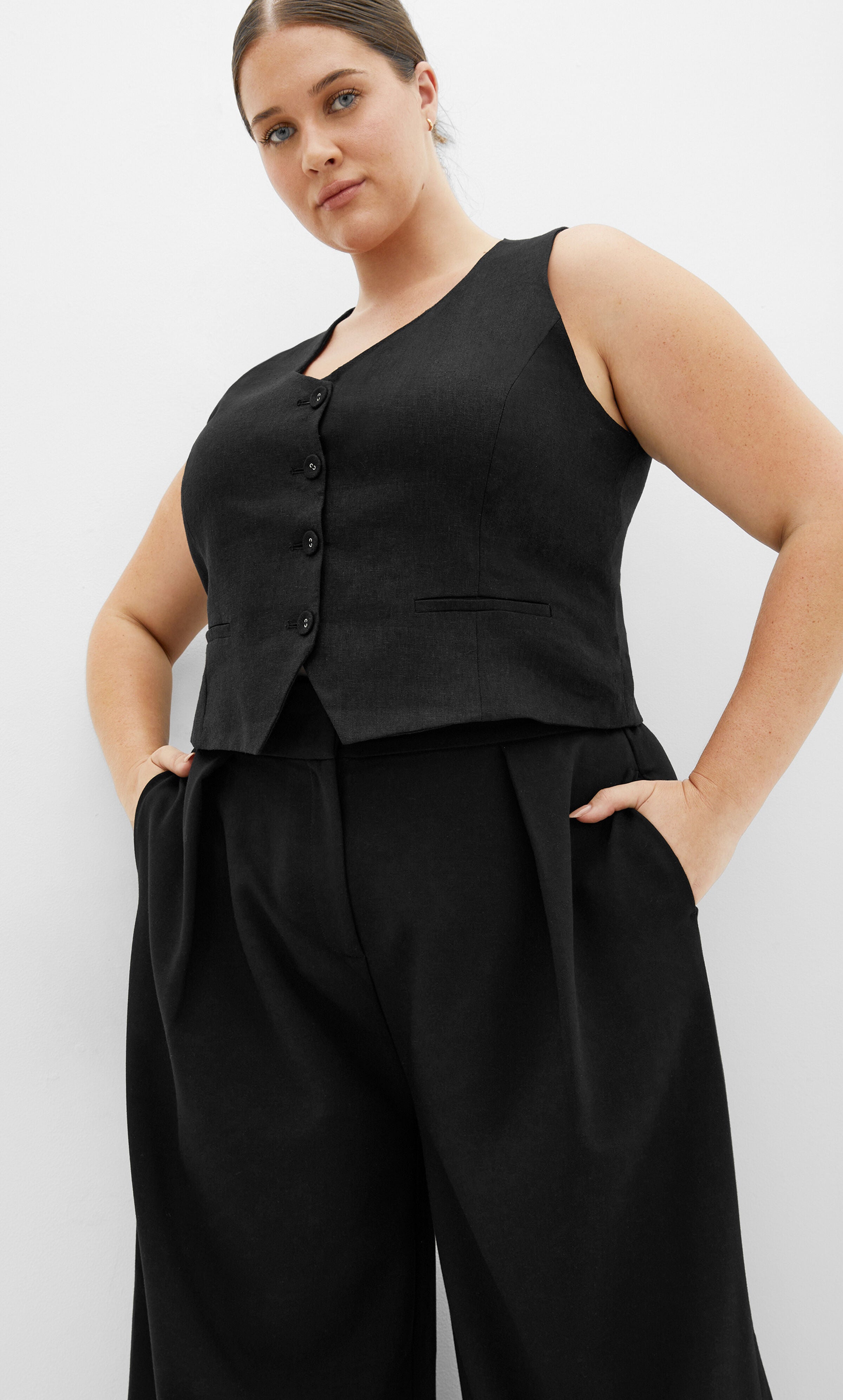 Dee Pant - black, BLACK, alternate image number 2