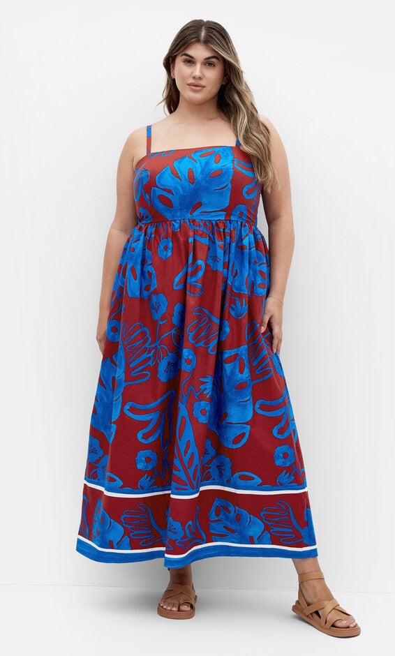 Giana Maxi Dress - blue, BLUE, alternate image number 1
