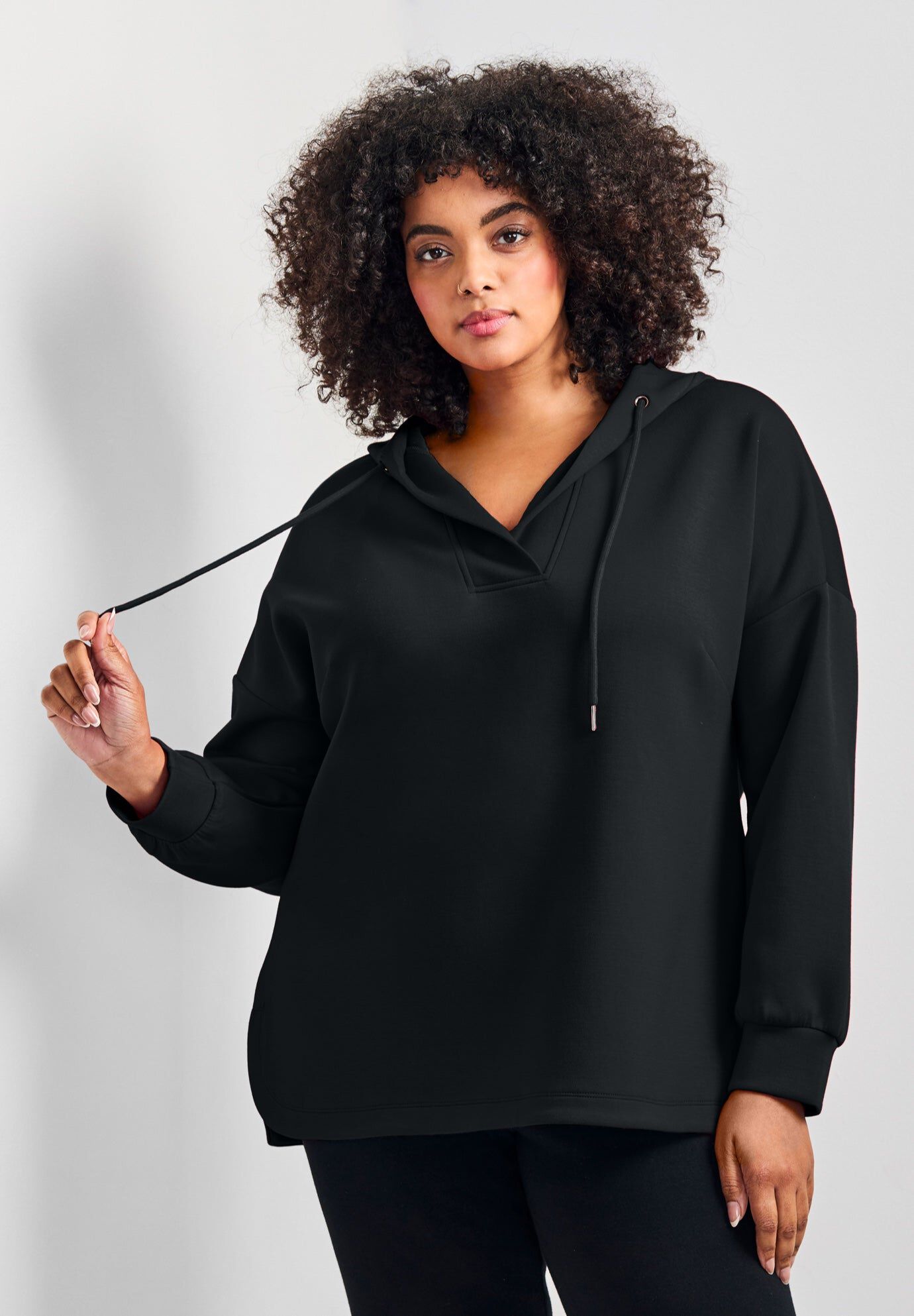 Ultra-Comfort Super Soft Hoodie, BLACK, hi-res image number 0