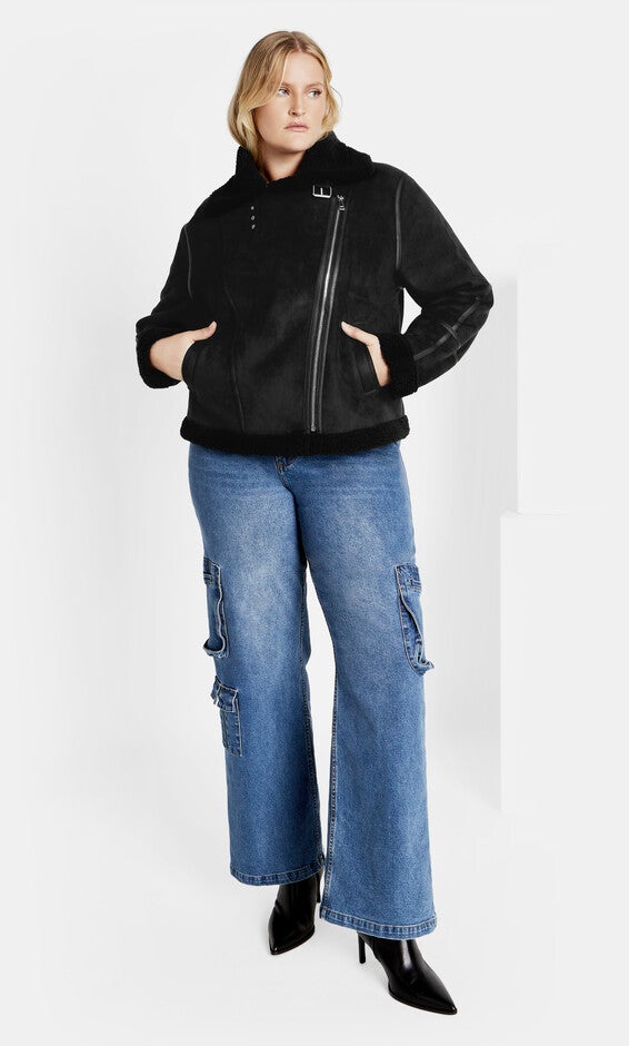 Sherpa Hunter Jacket - black, BLACK, alternate image number 1