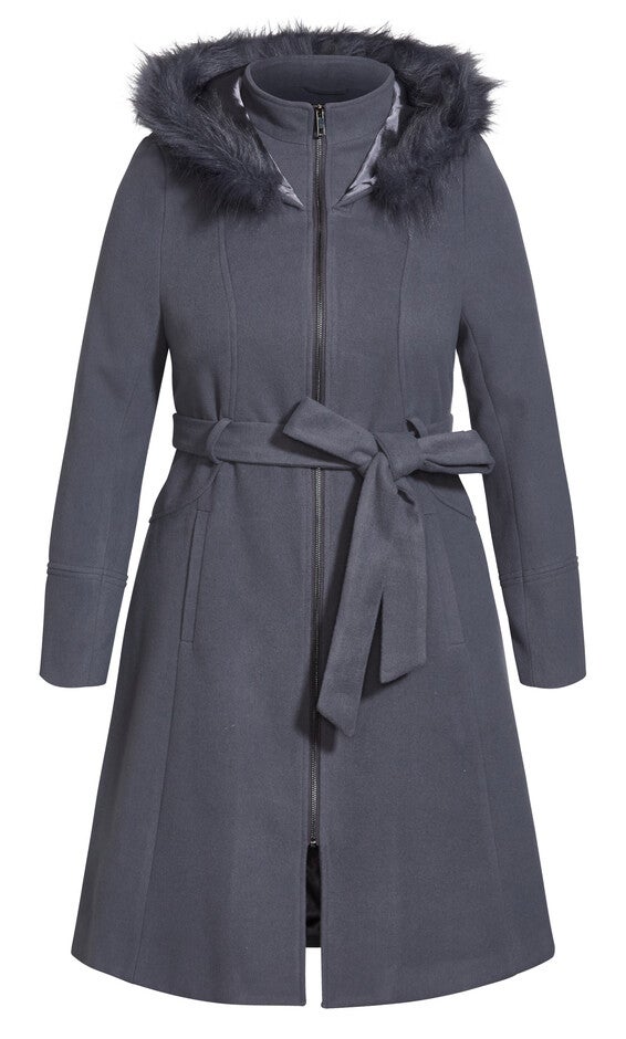 Miss Mysterious Coat - slate, GREY, alternate image number null