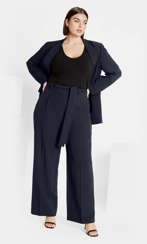 Yasmine Pant - navy, NAVY, alternate image number null