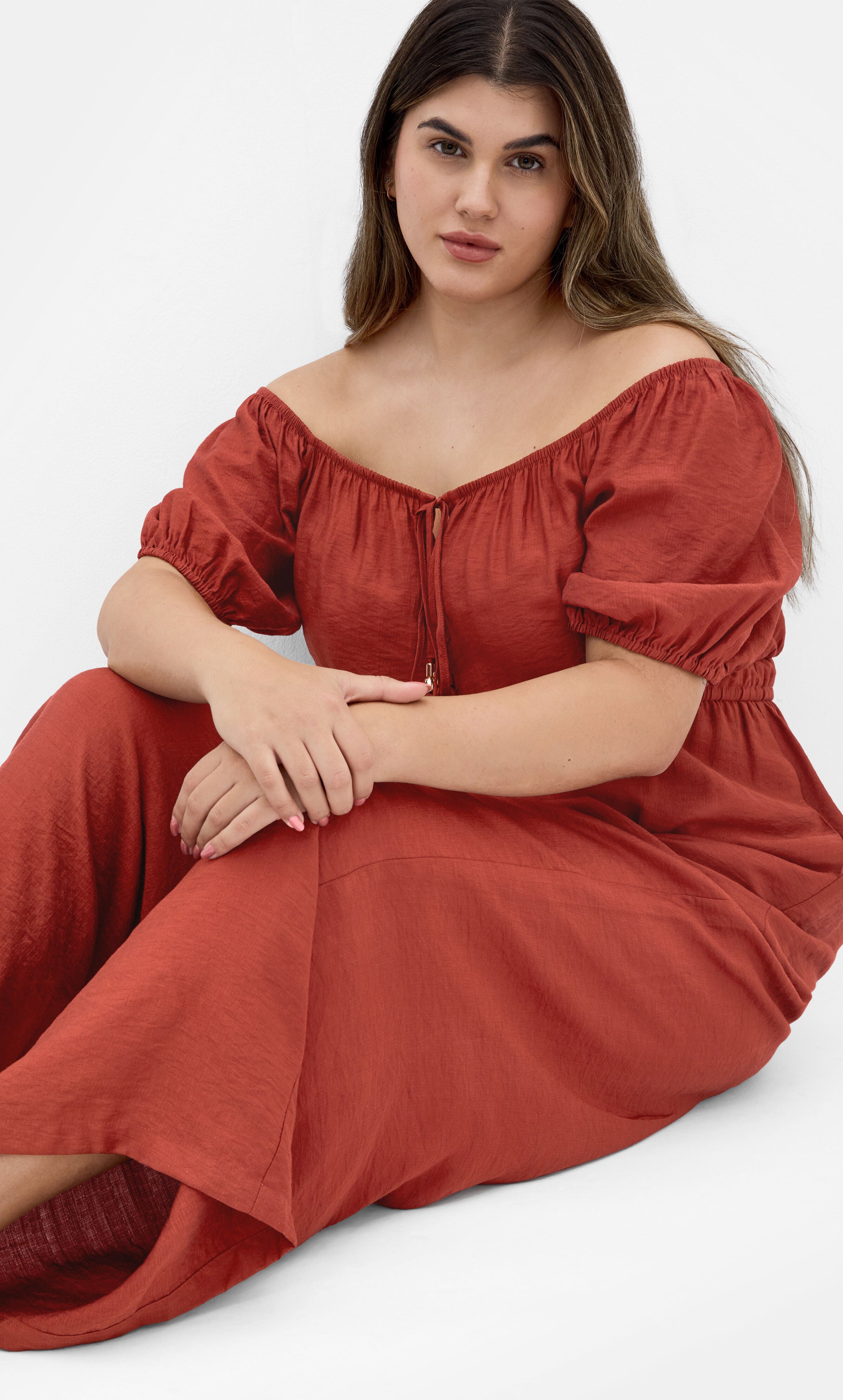 Erica Jumpsuit - cinnamon, BROWN, alternate image number 2