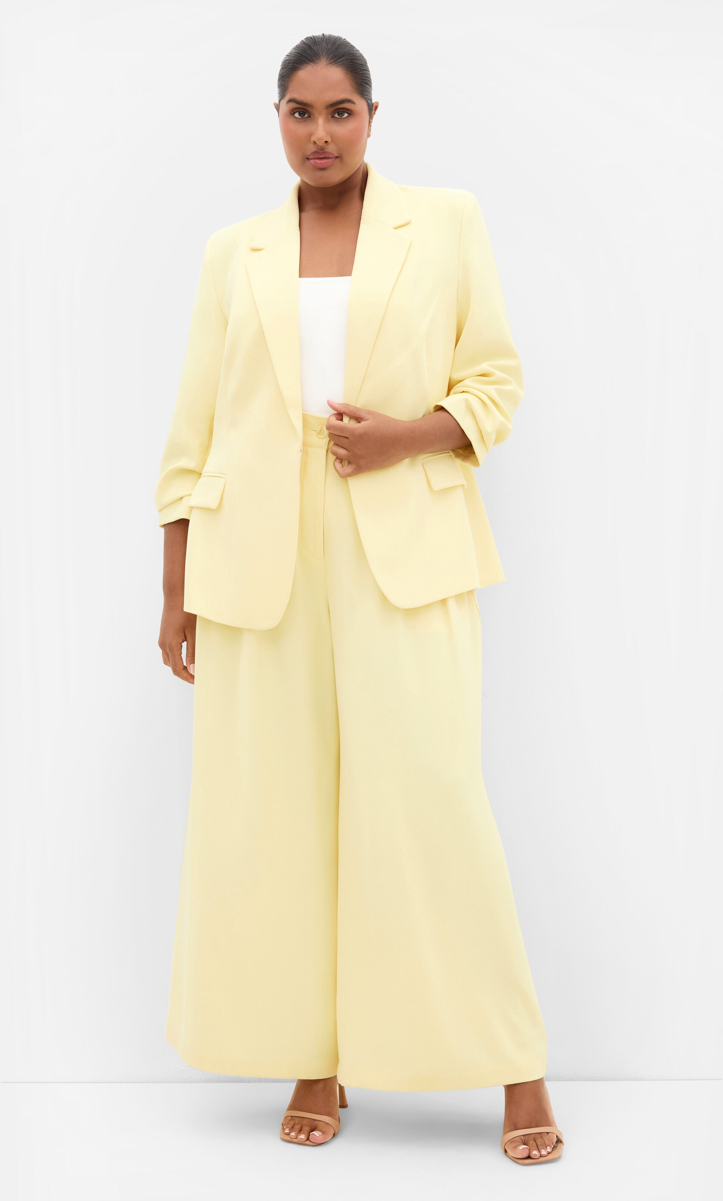Abbie Blazer, YELLOW, on-hover image number 1