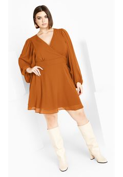 Hayden Dress - caramel