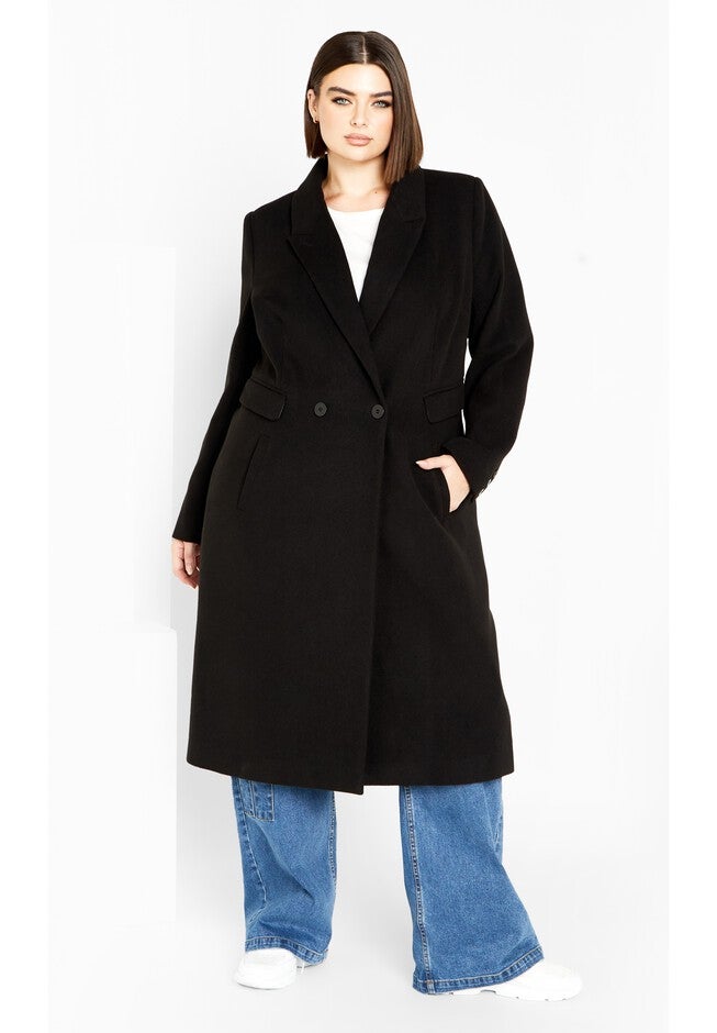 Oaklyn Coat - black, BLACK, on-hover image number null