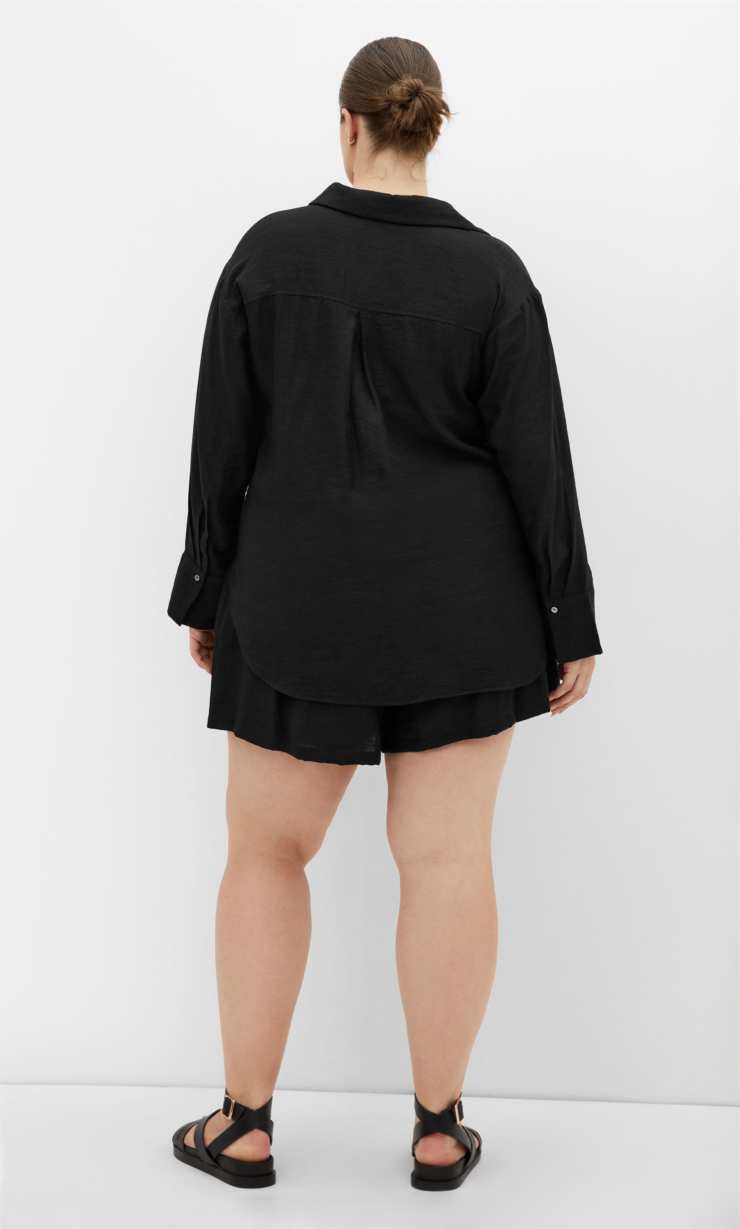 Bella Shirt - black, BLACK, alternate image number 2