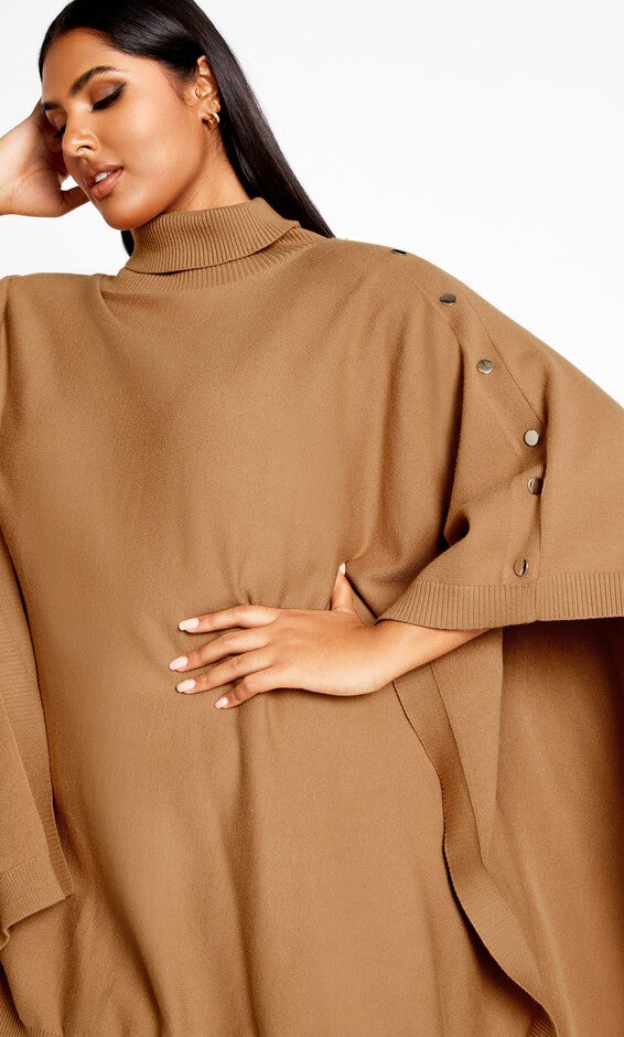 Emilia Cape - macchiato, MACCHIATO, alternate image number null