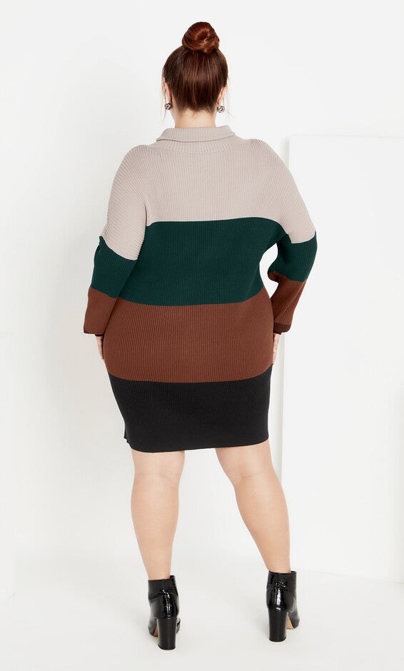 Harper Sweater Dress- jade, JADE, alternate image number 4