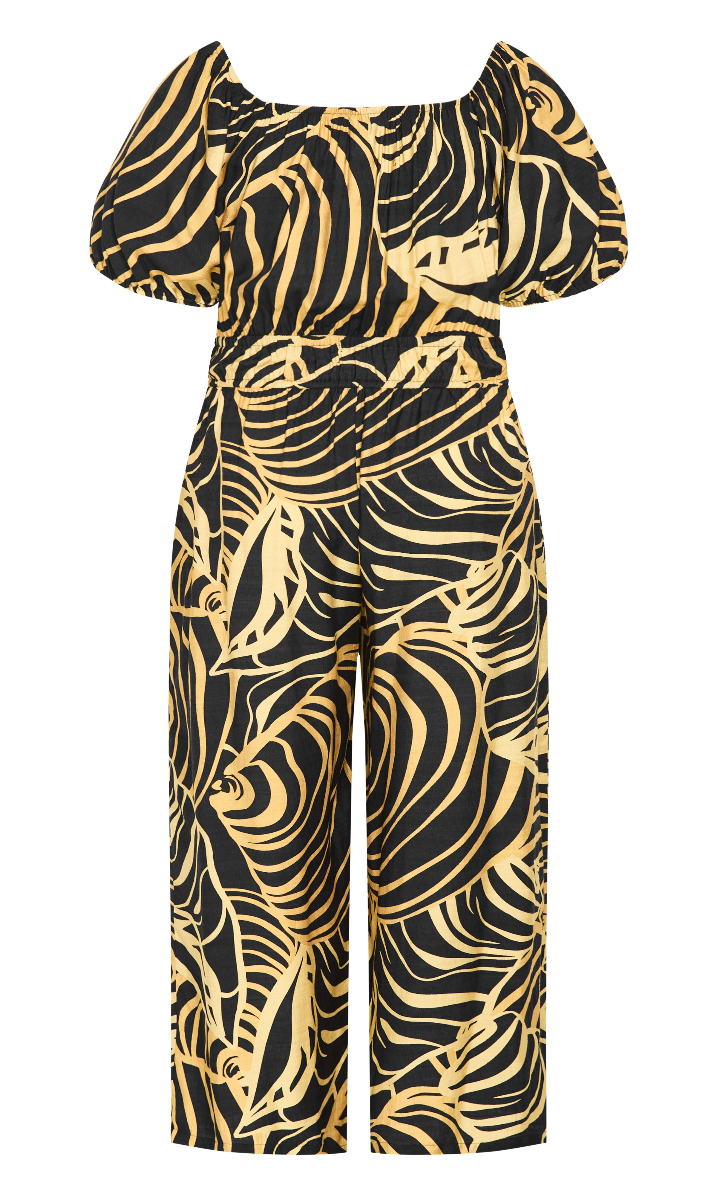 Erica Swirl Jumpsuit - black, BLACK, alternate image number 4