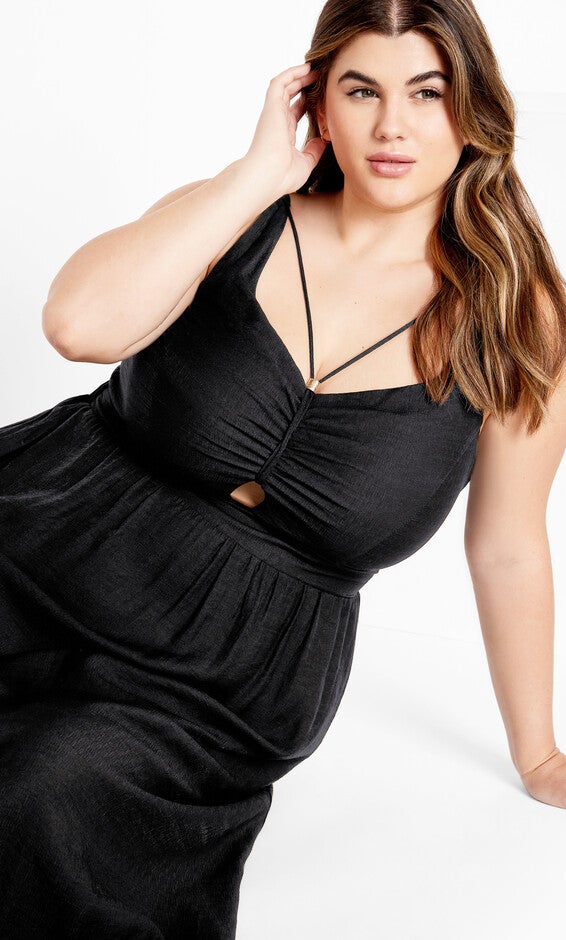 Iman Dress - black, BLACK, alternate image number 2