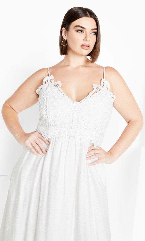 Martina Maxi Dress - ivory, WHITE, alternate image number 1
