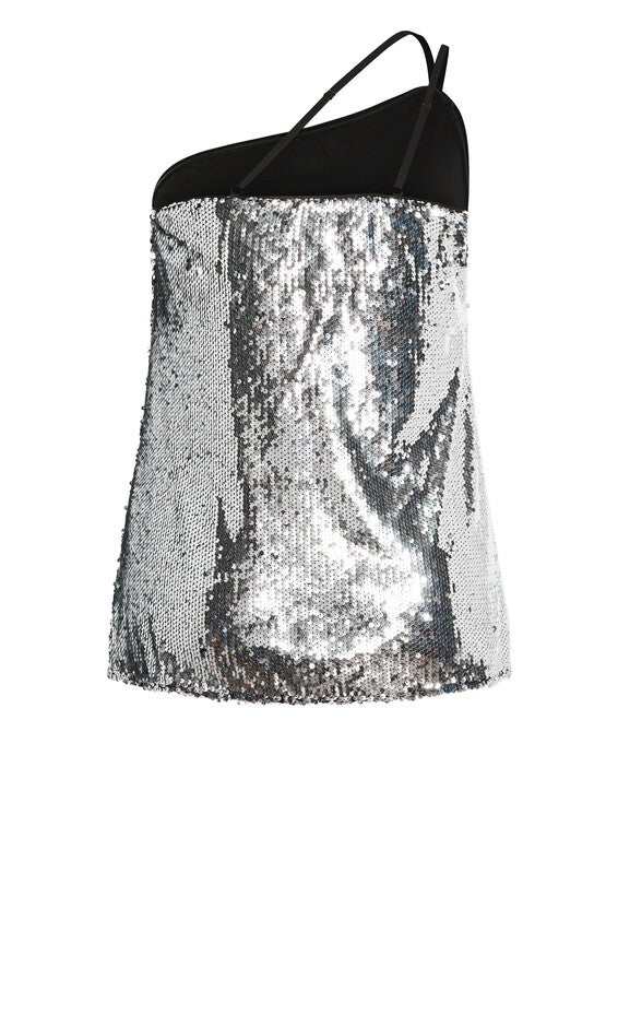 Ansley Top - silver, GRAY, alternate image number 6