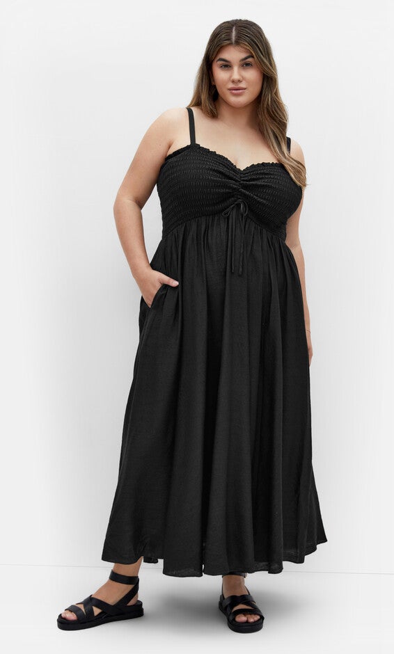 Maui Maxi Dress - black, BLACK, alternate image number 1