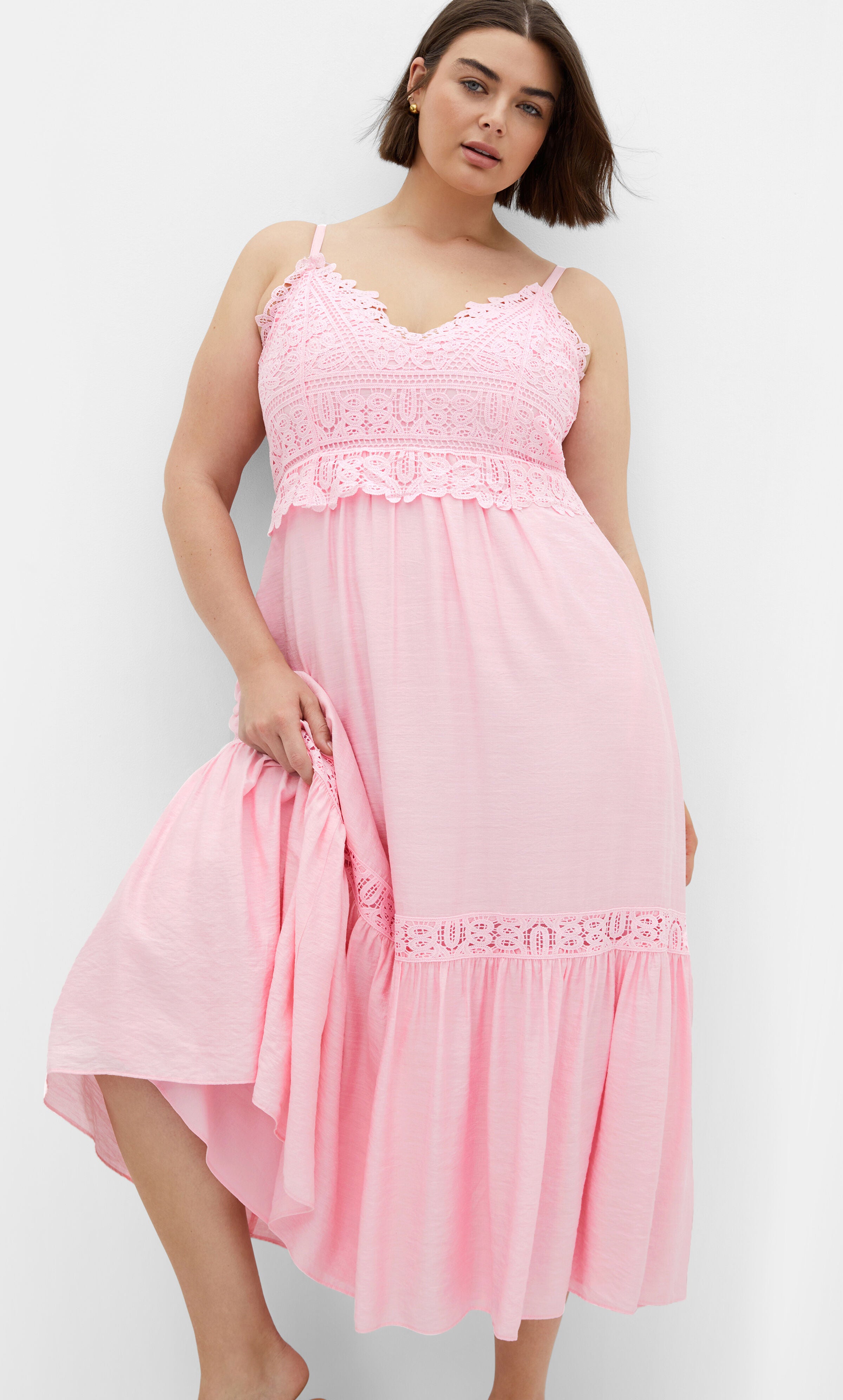 Brielle Maxi Dress - pink, PINK, alternate image number 4