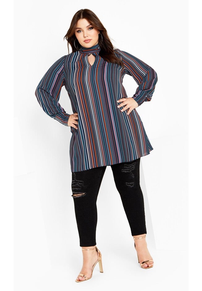 Illusion Tunic - midnight, BLUE, on-hover image number null