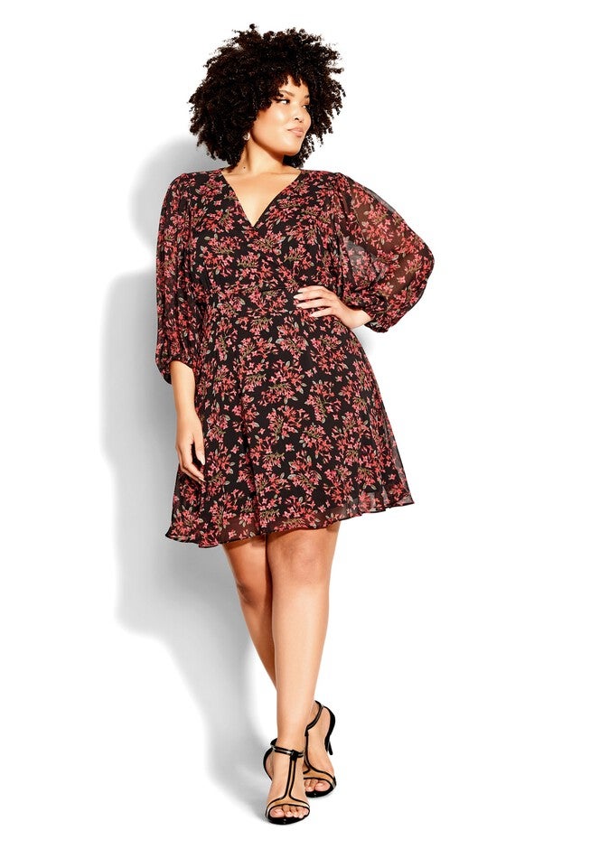 Pretty Jasmine Dress - black, BLACK, hi-res image number null