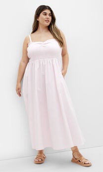 Vacation Maxi Dress - pink stripe