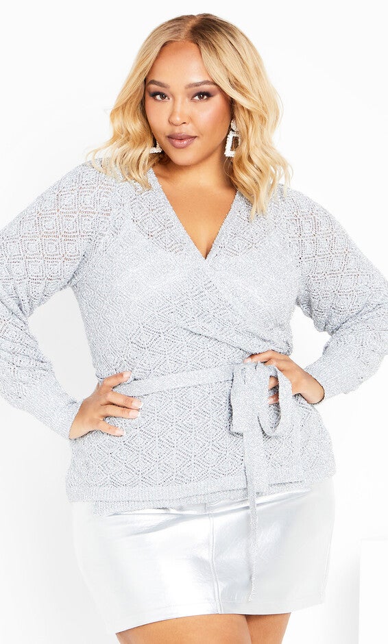 Holly Jumper - silver, GREY, hi-res image number 0