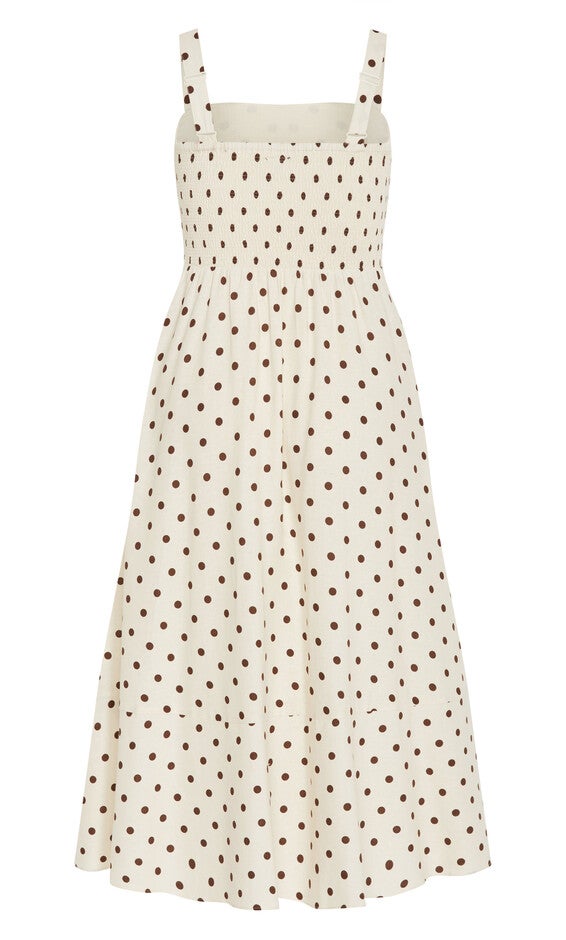 Collins Print Maxi Dress - cream, BEIGE, alternate image number null