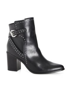 WIDE FIT Orly Ankle Boot - black