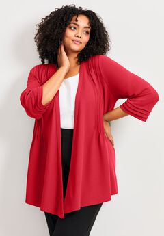 Red Plus Size Jackets