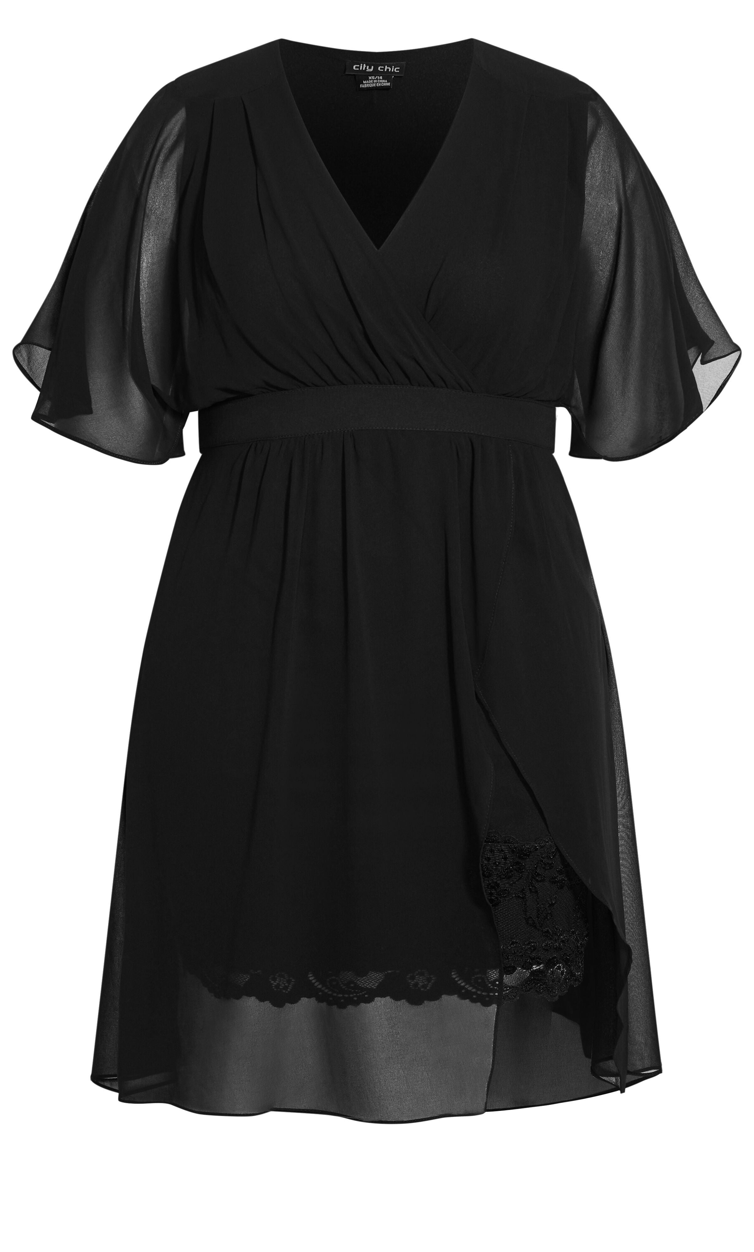 Love Affair Dress - black, BLACK, alternate image number 4