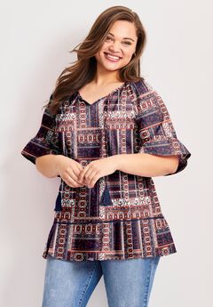 Flutter Sleeve Top
