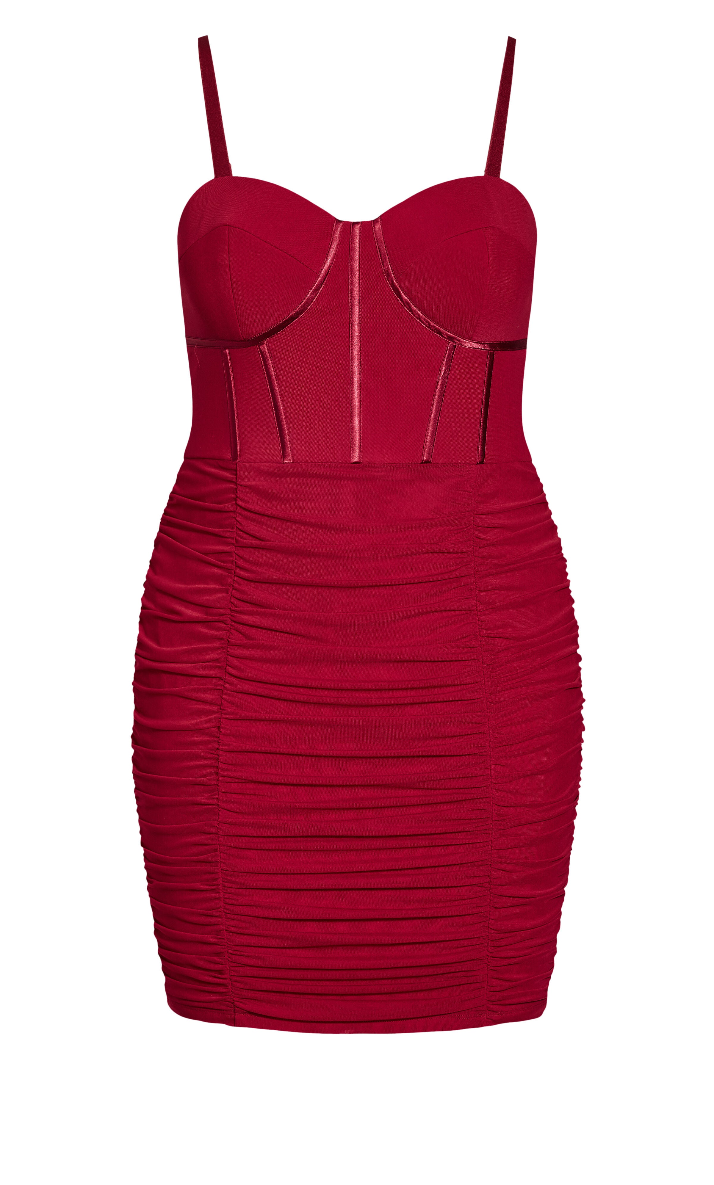 Girly Mesh Dress - love red, RED, alternate image number 3