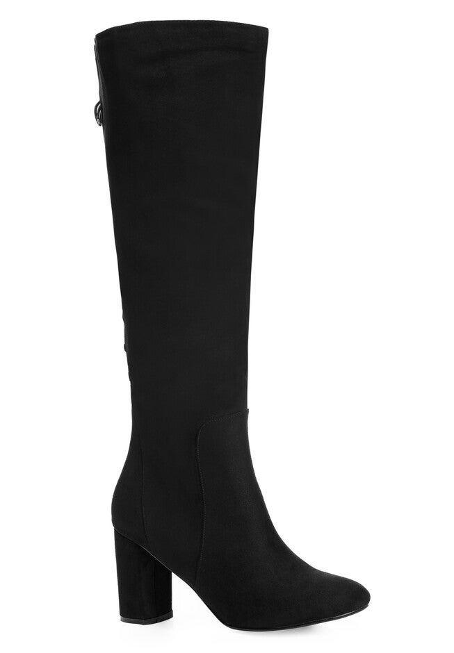 WIDE FIT Perry Knee High Boot - black, BLACK, hi-res image number null