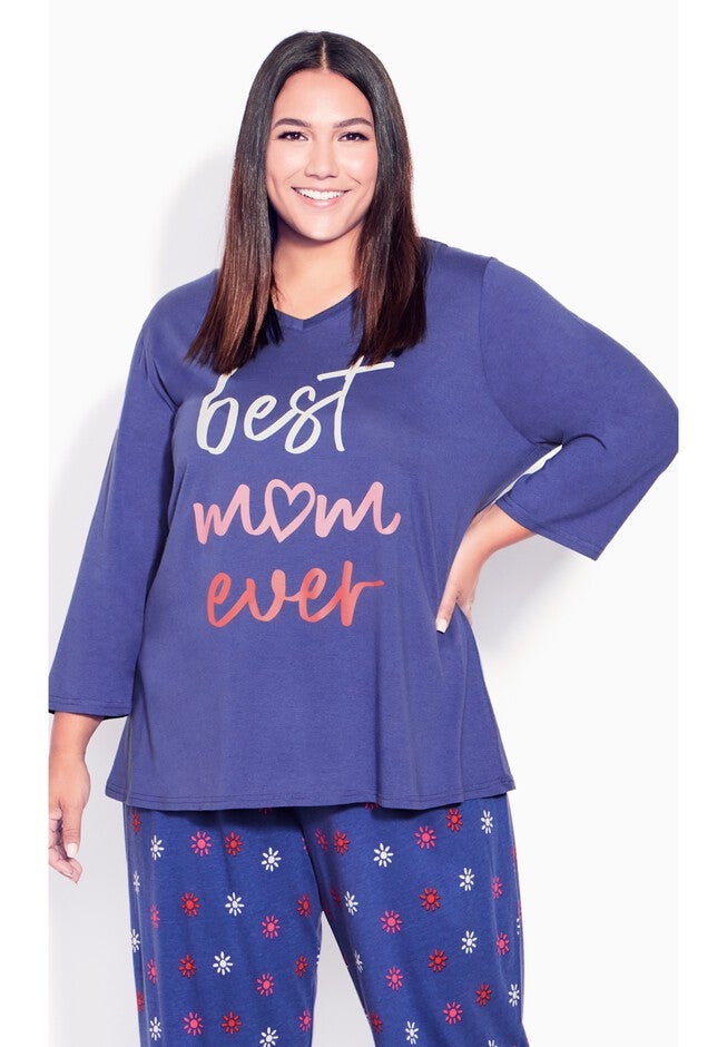 Best Mom Sleep Top, BEST MOM, hi-res image number null