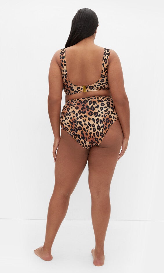 Vigo Hi Waist Bikini Brief - animal, PRINT, alternate image number null