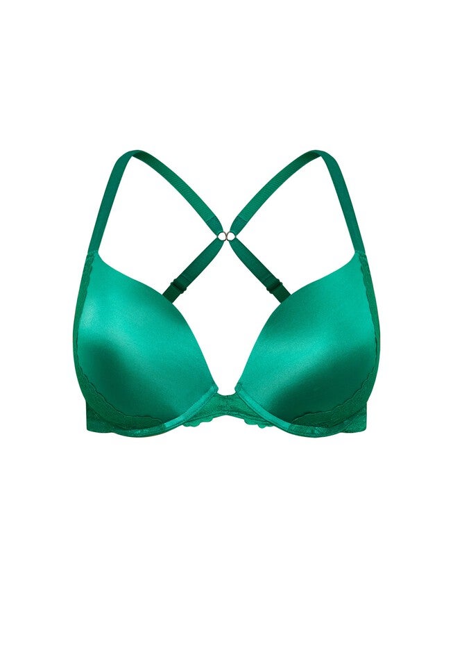 Allure Push Up Bra - kelly green, GREEN, alternate image number 3