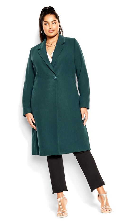 Effortless Chic Coat - emerald, GREEN, alternate image number null