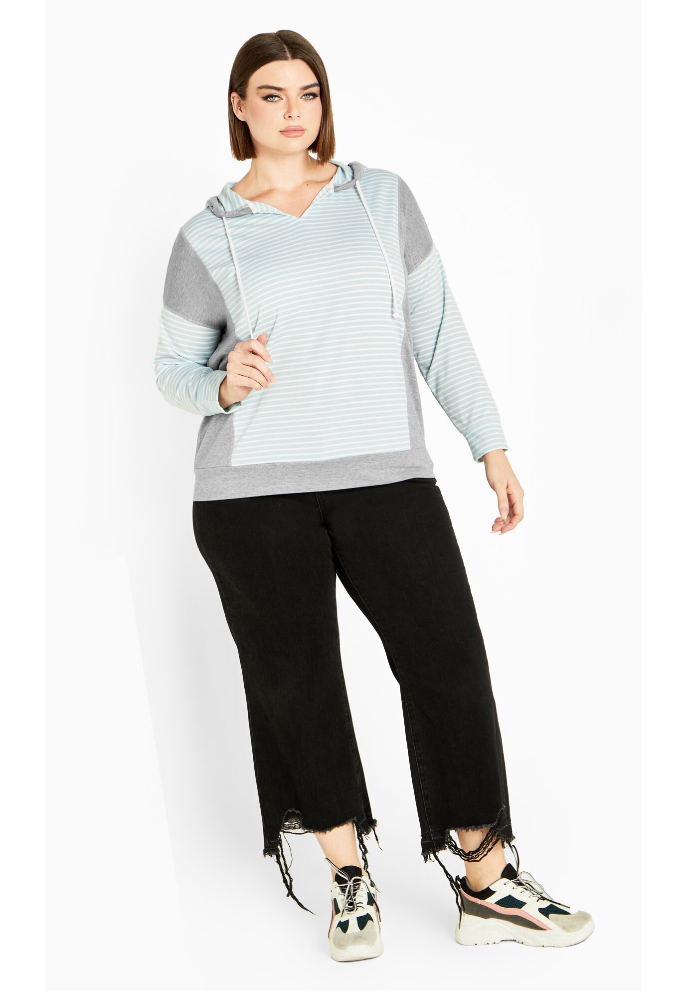 Seeing Stripes Sweater, AQUAMARINE, on-hover image number 1