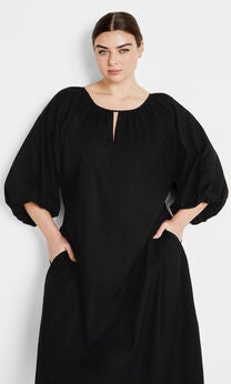 Midi Jamie Dress - black