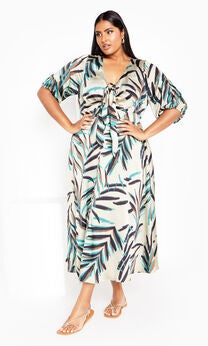 Leanna Maxi Dress - tan