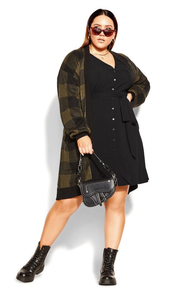Relax Me Dress - black, BLACK, alternate image number null