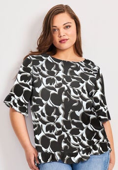 Ruffle Hem Top