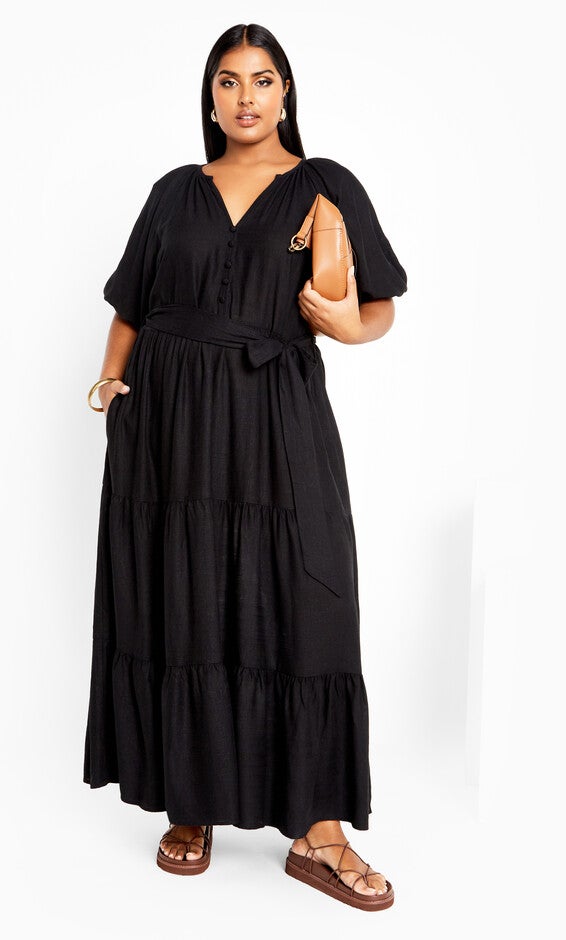 Marcia Maxi Dress - black, BLACK, hi-res image number null