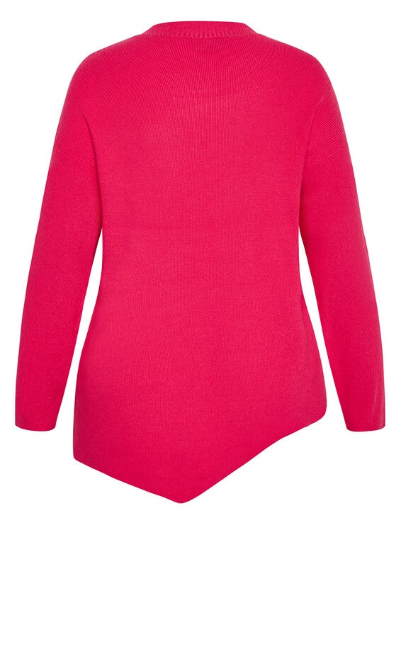 Madison Sweater - raspberry, RASPBERRY, alternate image number null