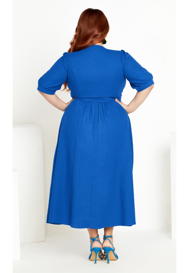 Sunset Stroll Dress - monaco blue, BLUE, on-hover image number null