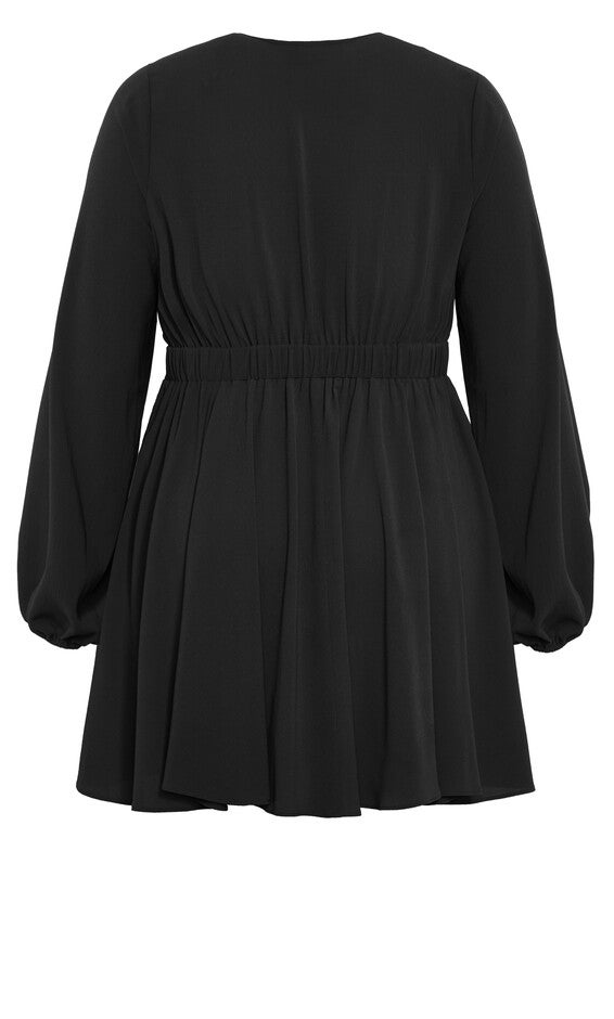 Adelyn Dress - black, BLACK, alternate image number 4