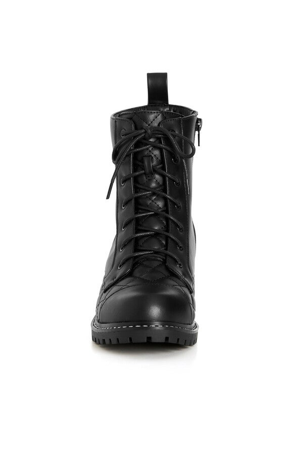 WIDE FIT Lace Up Ankle Boot - black, BLACK, alternate image number 3